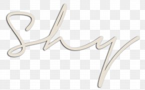 Shy - Silver Product Design Body Jewellery Font PNG