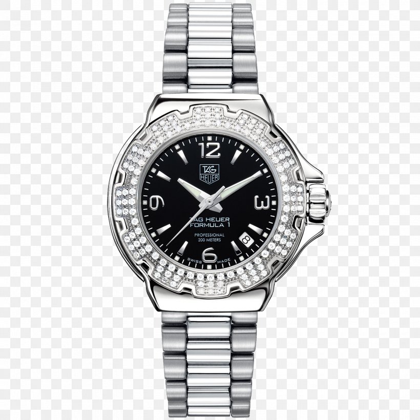 Watch TAG Heuer Diamond Formula One Jewellery, PNG, 1620x1620px, Watch, Bezel, Brand, Bucherer Group, Diamond Download Free