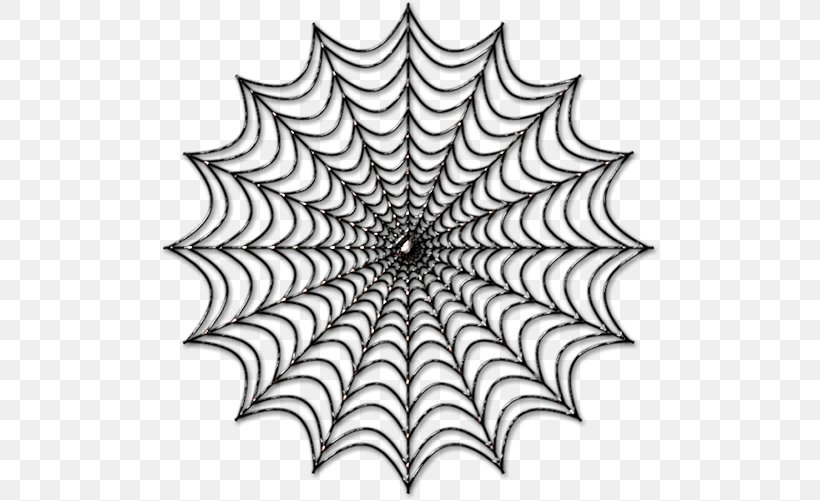 Dark Spider Web, PNG, 500x501px, Spider, Area, Autocad Dxf, Black, Black And White Download Free