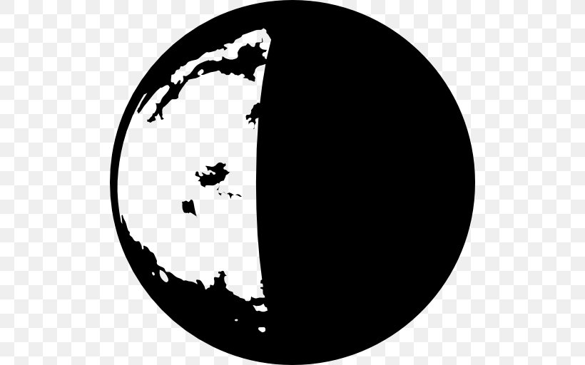 Lunar Phase Earth Moon Symbol, PNG, 512x512px, Lunar Phase, Astronomical Object, Black, Black And White, Crescent Download Free