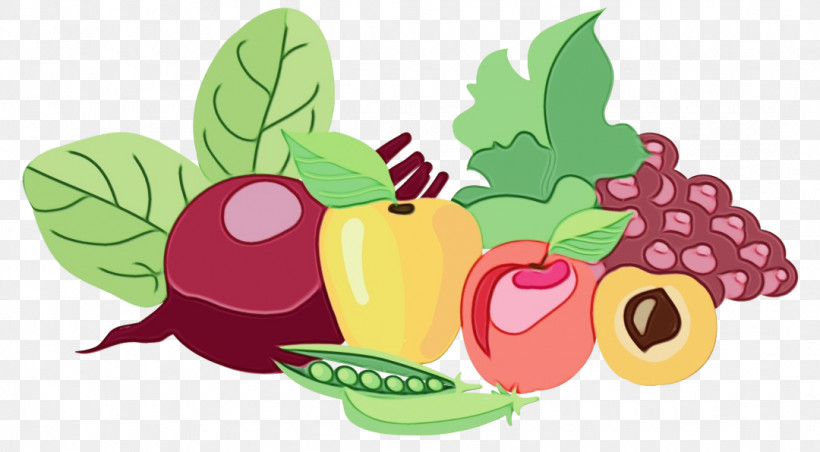 Natural Food Superfood Local Food Vegetable Cartoon, PNG, 1080x596px, Watercolor, Apple, Cartoon, Fruit, Local Food Download Free