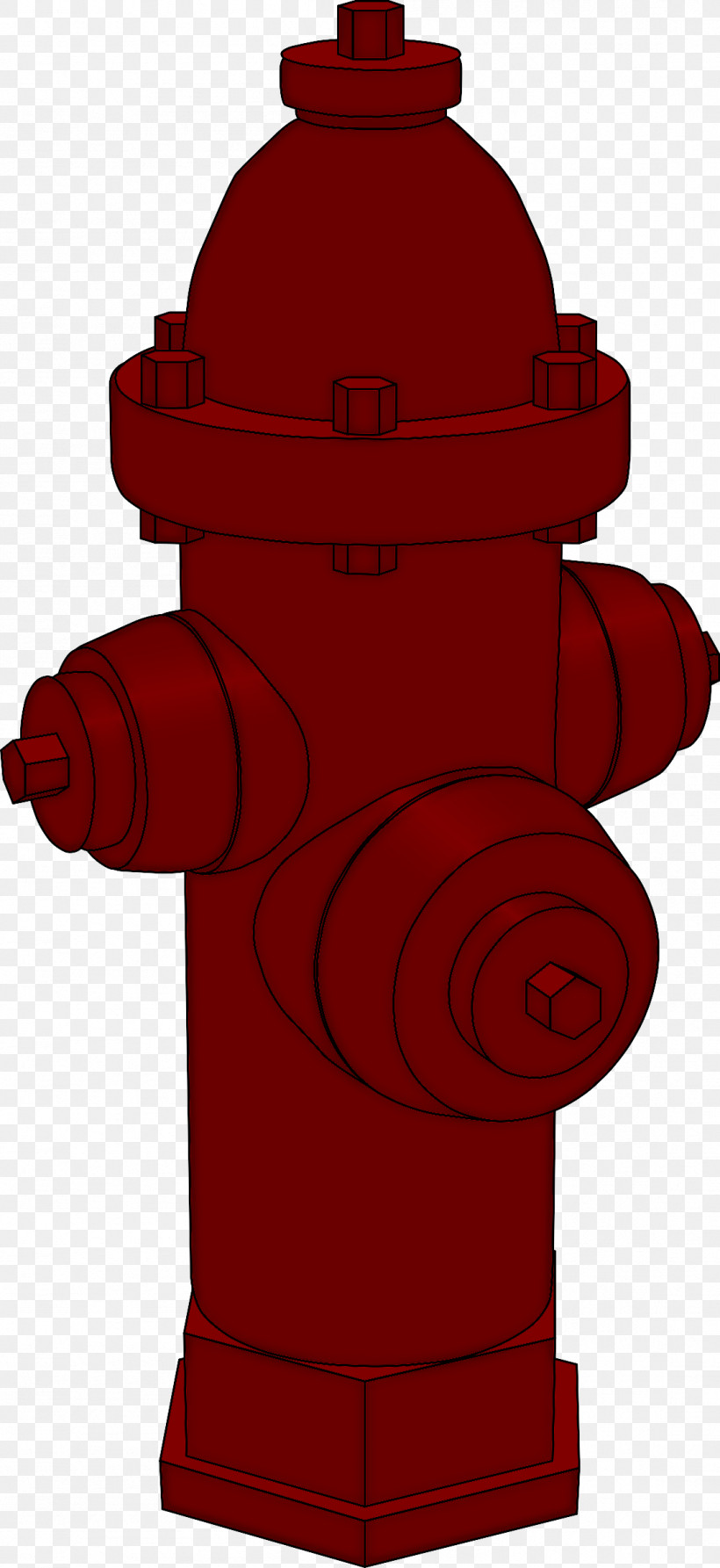 Fire Hydrant Red, PNG, 1102x2400px, Fire Hydrant, Red Download Free