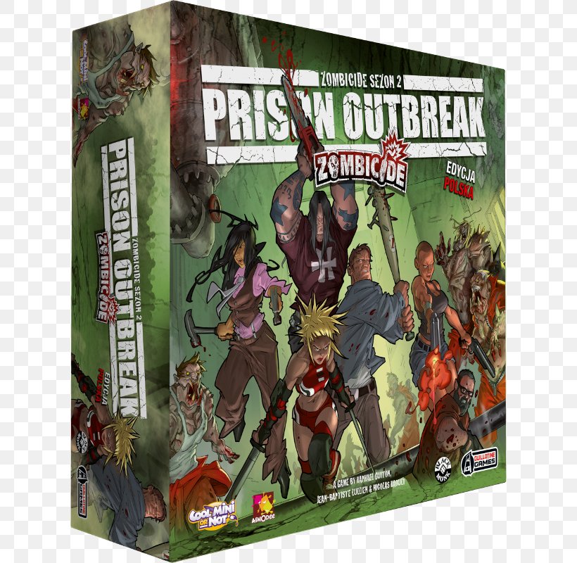 Guillotine Games Zombicide Season 1 Board Game Asmodée Éditions Guillotine Games Zombicide: Toxic City Mall Expansion, PNG, 620x800px, Zombicide, Action Figure, Board Game, Cmon Limited, Expansion Pack Download Free