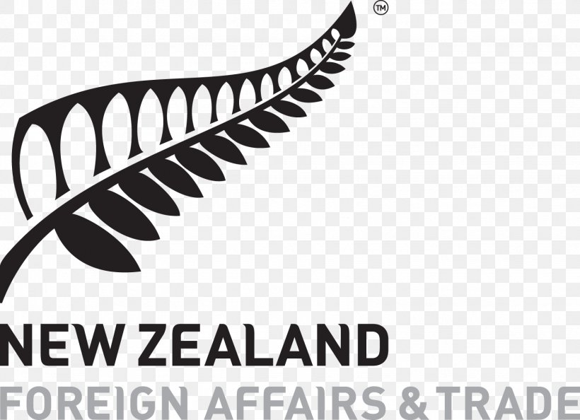 New Zealand Ministry Of Foreign Affairs And Trade Foreign Policy Foreign Minister Logo, PNG, 1545x1120px, New Zealand, Black And White, Brand, Foreign Affairs, Foreign Minister Download Free