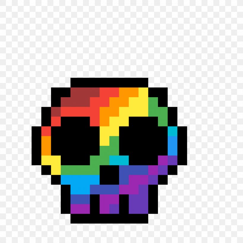 Pixel Art Vector Graphics Clip Art Skull, PNG, 1400x1400px, 8bit Color, Pixel Art, Art, Bead, Drawing Download Free