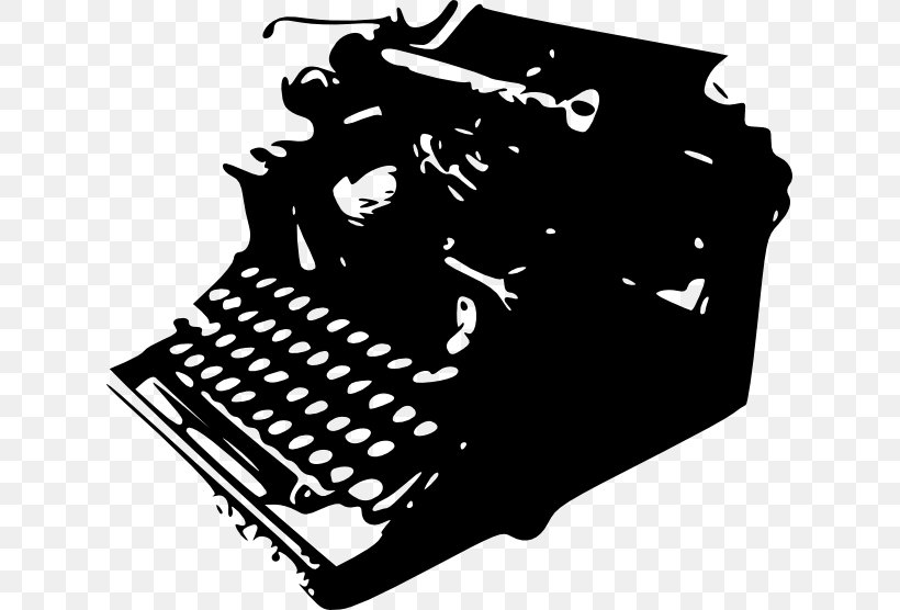 Typewriter Machine Text Organization, PNG, 625x556px, Typewriter, Black, Black And White, Machine, Monochrome Download Free