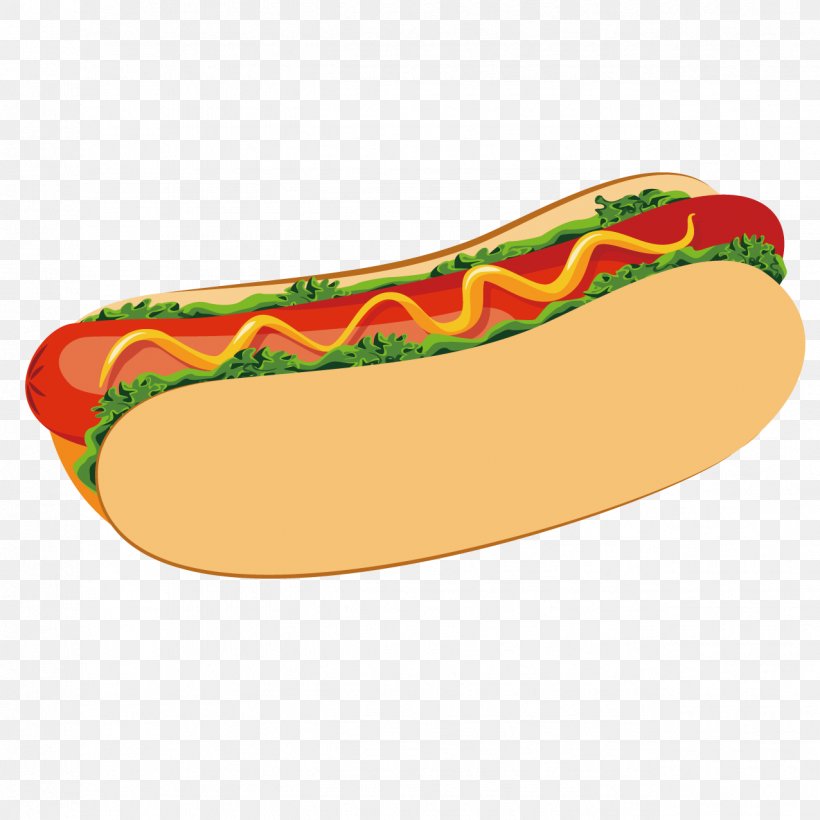 Hot Dog Hamburger Sausage Lettuce, PNG, 1276x1276px, Hot Dog, Bread, Cartoon, Designer, Dog Download Free