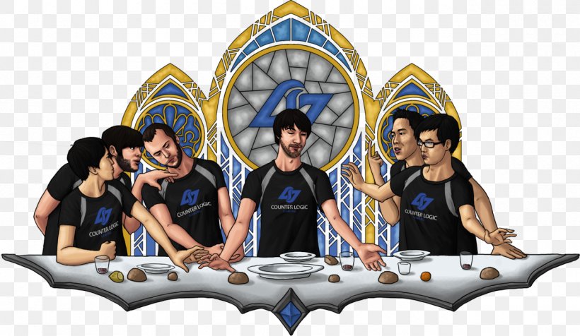 League Of Legends The Last Supper Counter Logic Gaming Team SoloMid, PNG, 1280x744px, League Of Legends, Counter Logic Gaming, Doublelift, Drawing, Gamespot Download Free