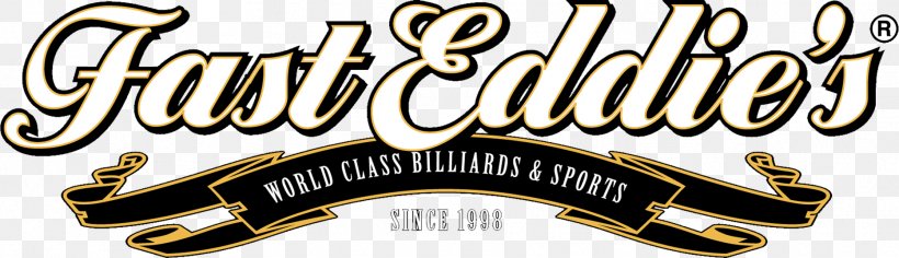 Fast Eddie's Billiards Beaumont Fast Eddie's Waco Logo, PNG, 1866x539px, Billiards, Bar, Billiard Hall, Brand, Food Download Free