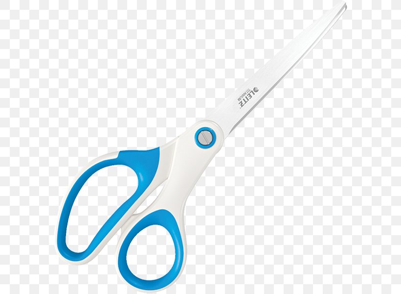 Scissors Esselte Leitz GmbH & Co KG Stationery Office Supplies Ring Binder, PNG, 600x600px, Scissors, Blade, Blue, Business, Coating Download Free