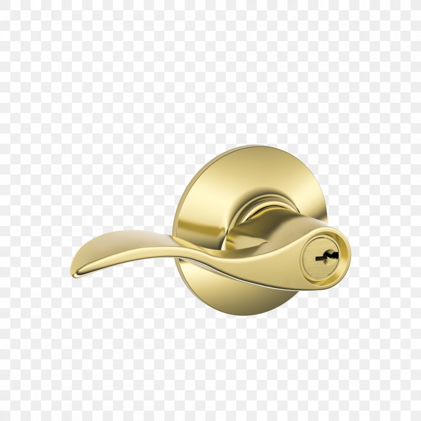 Brass Door Handle Schlage Dead Bolt, PNG, 1000x1000px, Brass, Bronze, Crowbar, Dead Bolt, Door Download Free