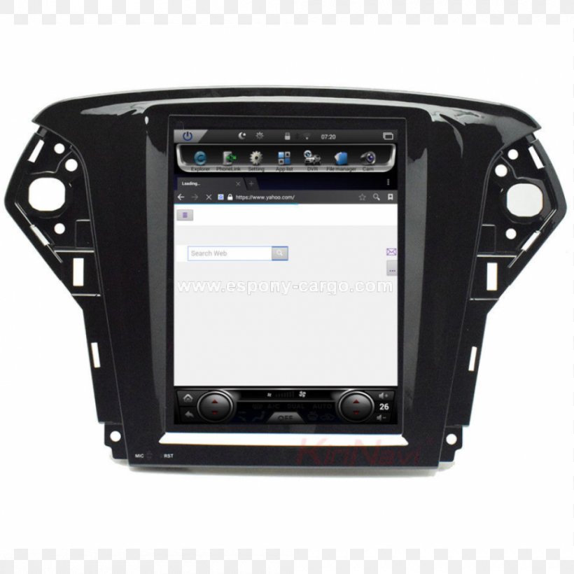 Ford Mondeo GPS Navigation Systems Ford Fusion Ford S-Max, PNG, 1000x1000px, Ford Mondeo, Automotive Head Unit, Automotive Navigation System, Car, Electronics Download Free