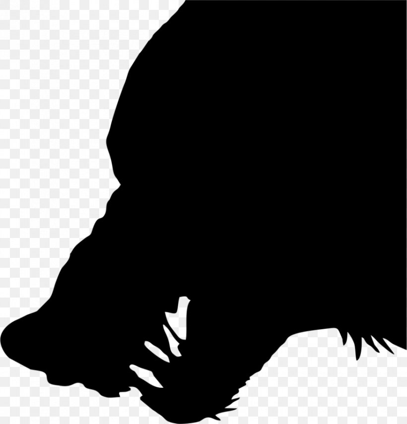Gray Wolf Silhouette Clip Art, PNG, 875x913px, Gray Wolf, Art, Black, Black And White, Deviantart Download Free