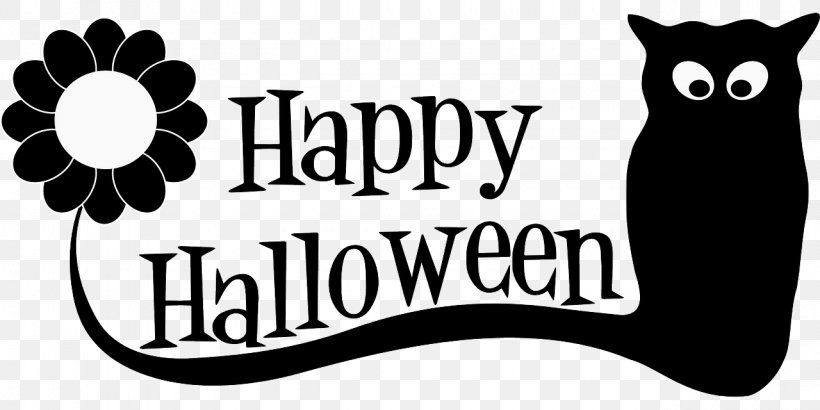 Halloween Spooktacular Happy Halloween Costume Clip Art, PNG, 1280x640px, Halloween Spooktacular, Black, Black And White, Brand, Carnivoran Download Free