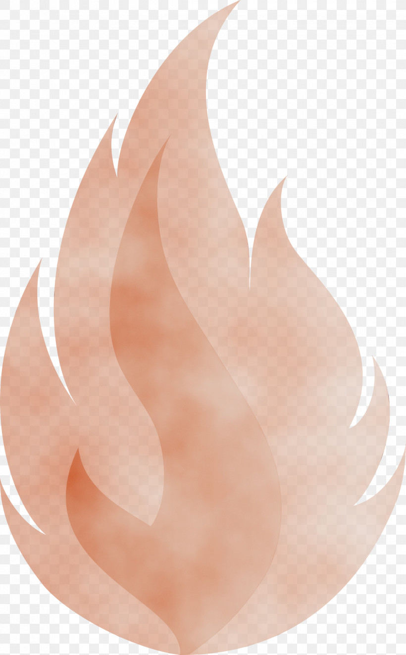 Peach, PNG, 1859x3000px, Fire, Flame, Paint, Peach, Watercolor Download Free