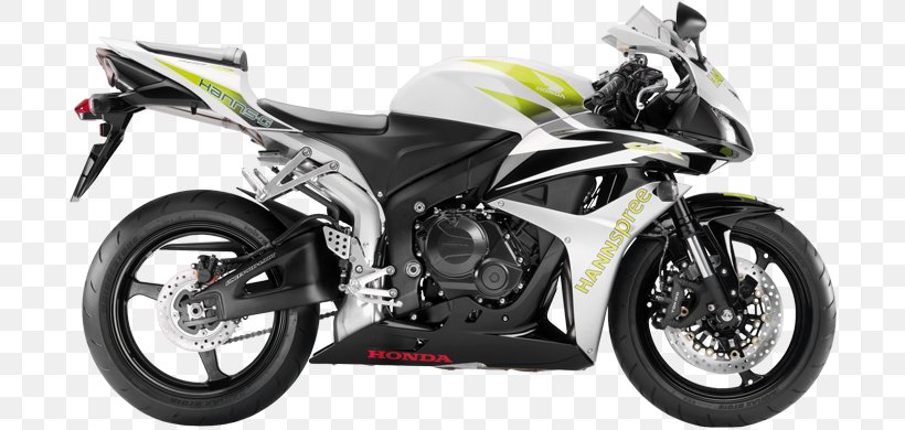 Honda Motor Company Honda CBR600RR Motorcycle Honda CBR Series Sport Bike, PNG, 700x390px, Honda Motor Company, Automotive Exhaust, Automotive Exterior, Automotive Lighting, Automotive Tire Download Free