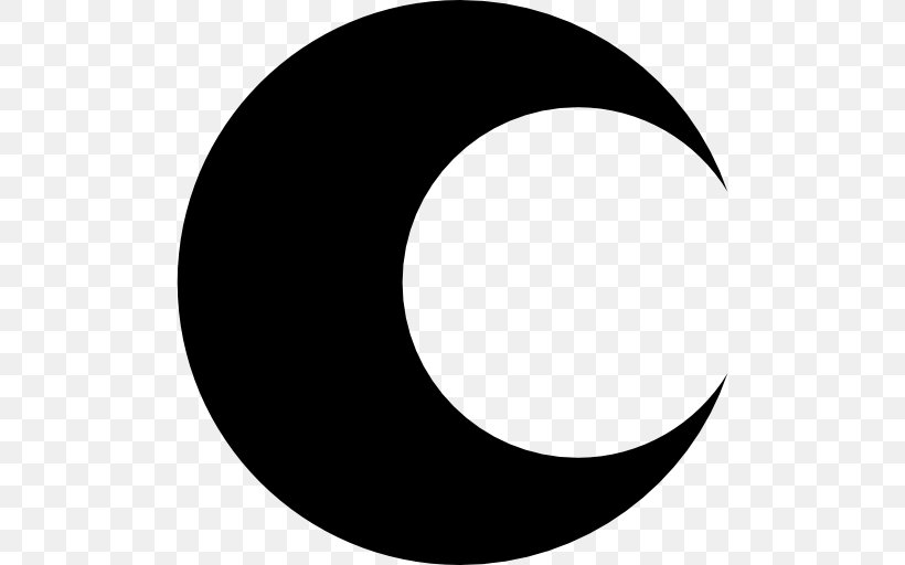 Lunar Phase Symbol, PNG, 512x512px, Lunar Phase, Atmosphere, Black, Black And White, Crescent Download Free