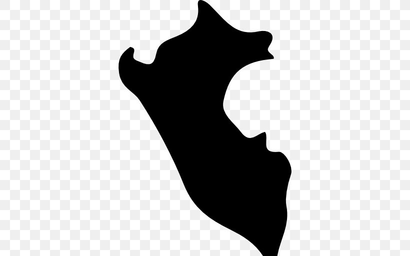 Peru Vector Map Silhouette, PNG, 512x512px, Peru, Black, Black And White, Carnivoran, Cat Download Free