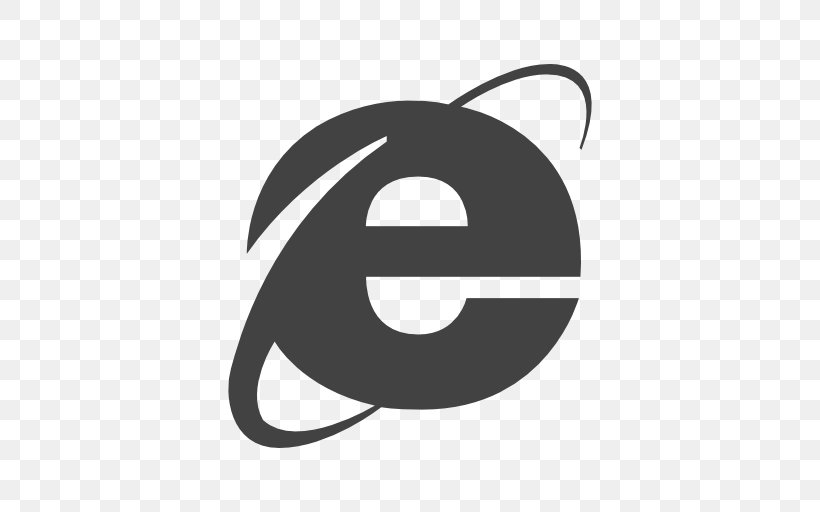 Internet Explorer 10 Web Browser, PNG, 512x512px, Internet Explorer, Black, Black And White, Brand, Dark Web Download Free