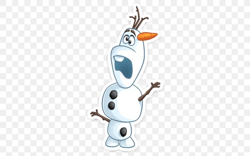 Olaf Frozen VK Sticker Clip Art, PNG, 512x512px, Olaf, Animated Cartoon, Animation, Cartoon, Communicatiemiddel Download Free