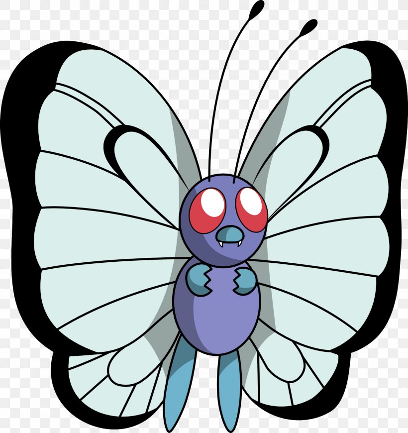 Ash Ketchum Butterfree Caterpie Beedrill Pokémon, PNG, 1581x1679px, Ash Ketchum, Arthropod, Artwork, Beedrill, Brush Footed Butterfly Download Free