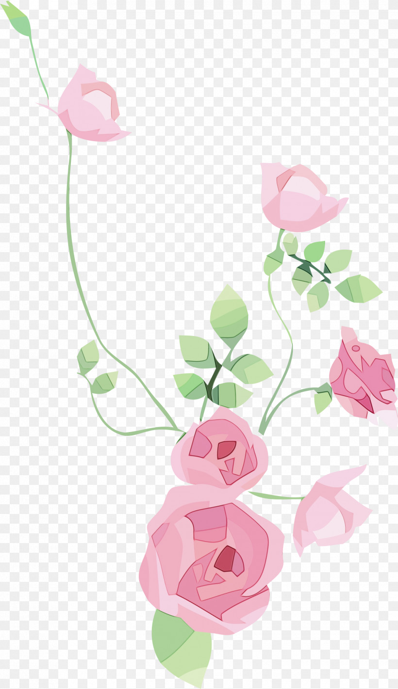 Floral Design, PNG, 1730x3000px, Watercolor Flower, Cabbage Rose, Cut Flowers, Flora, Floral Design Download Free