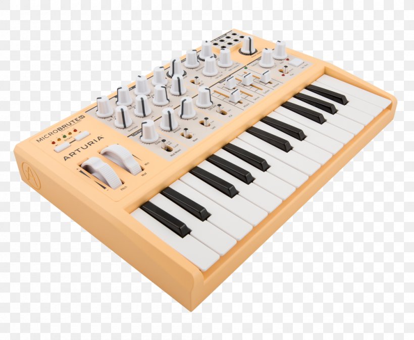 Oberheim OB-Xa Arturia MiniBrute Analog Synthesizer Musical Keyboard, PNG, 1000x823px, Watercolor, Cartoon, Flower, Frame, Heart Download Free