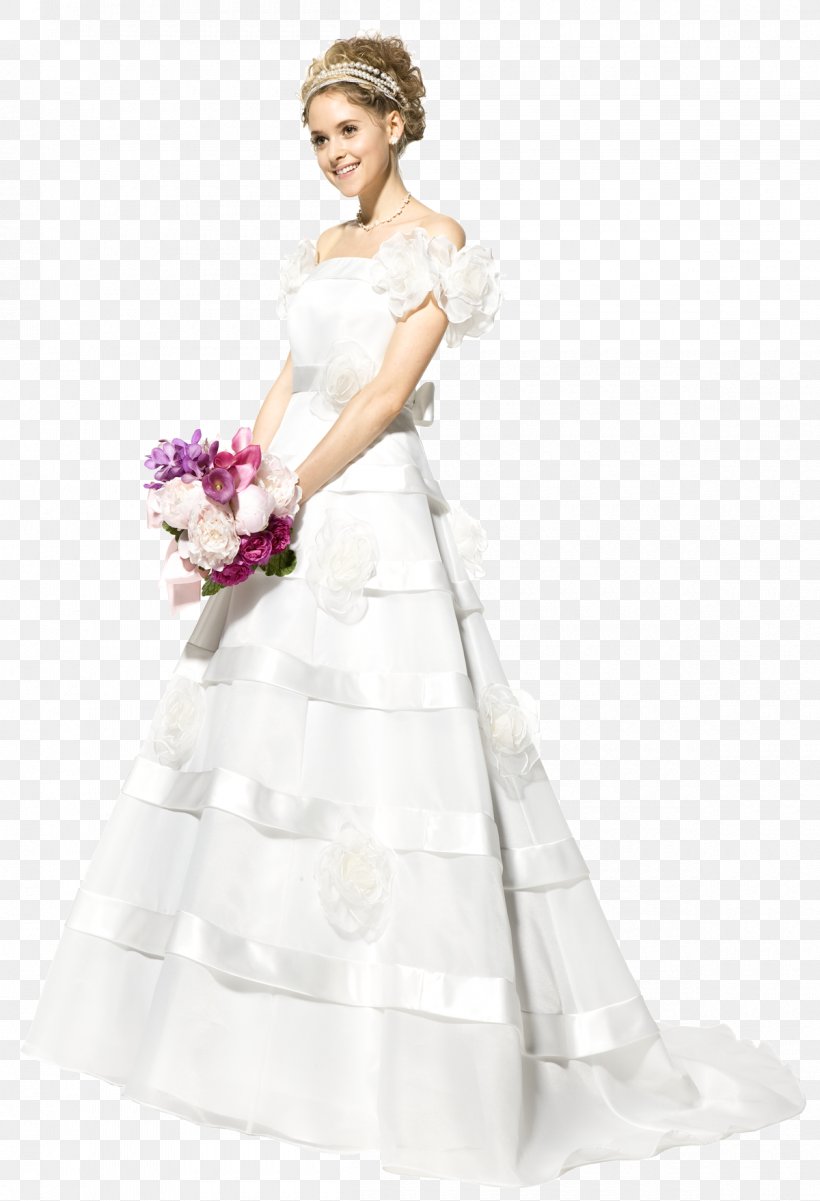 Wedding Dress 3D Computer Graphics, PNG, 1200x1758px, Watercolor, Cartoon, Flower, Frame, Heart Download Free
