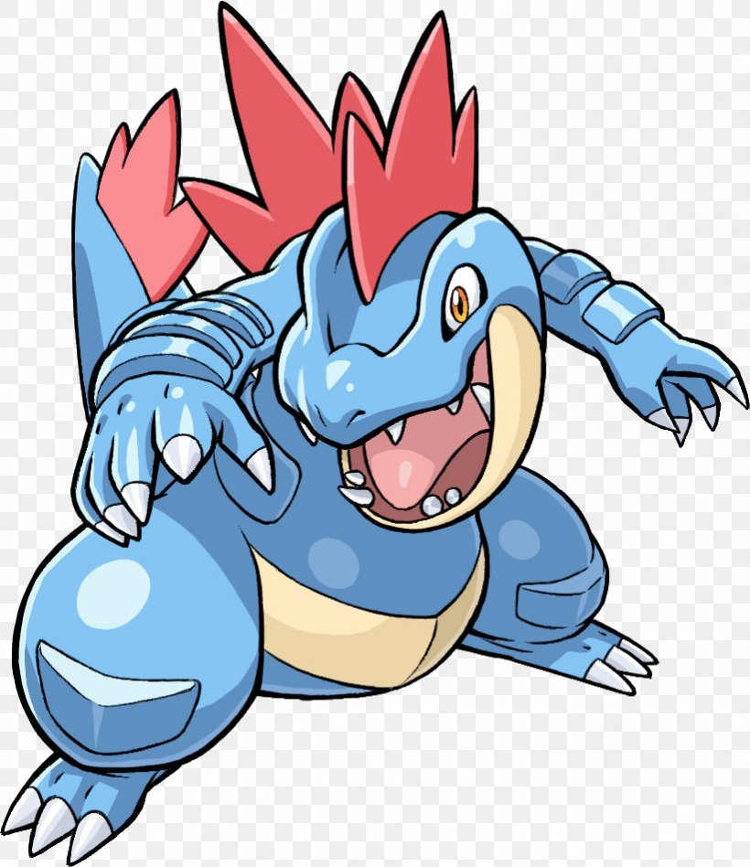 Pokémon Ranger Pokémon Crystal Pokémon Red And Blue Feraligatr, PNG, 821x950px, Feraligatr, Animal Figure, Art, Artwork, Cartoon Download Free