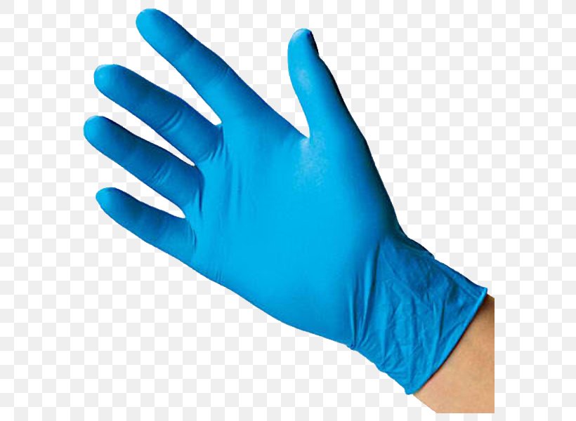 Medical Glove Nitrile Rubber Latex, PNG, 600x600px, Medical Glove, Acrylonitrile, Allergy, Disposable, Electric Blue Download Free