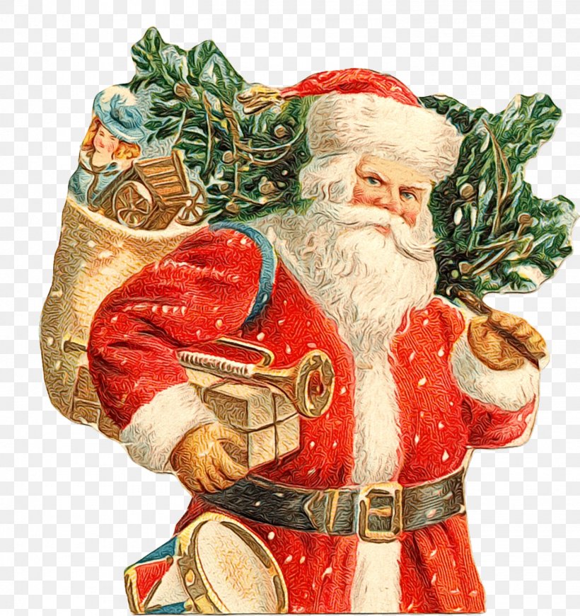 Santa Claus, PNG, 1508x1600px, Watercolor, Beard, Christmas, Christmas Ornament, Facial Hair Download Free