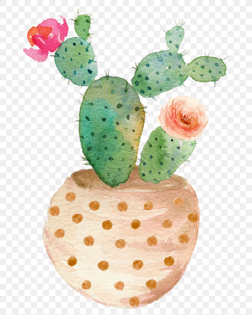 Watercolor Painting Cactus Image Graphics, PNG, 700x1022px, Watercolor Painting, Art, Barbary Fig, Cactus, Canvas Download Free