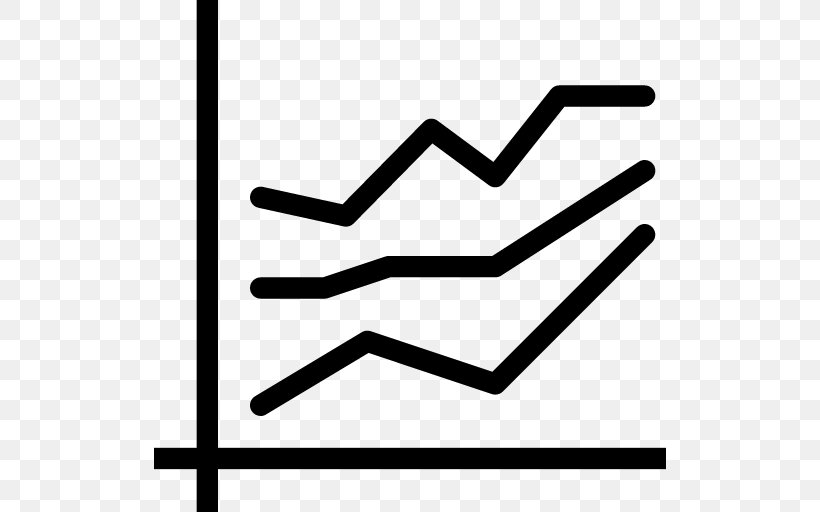 Line Chart Icon Design Clip Art, PNG, 512x512px, Line Chart, Area, Black And White, Brand, Chart Download Free