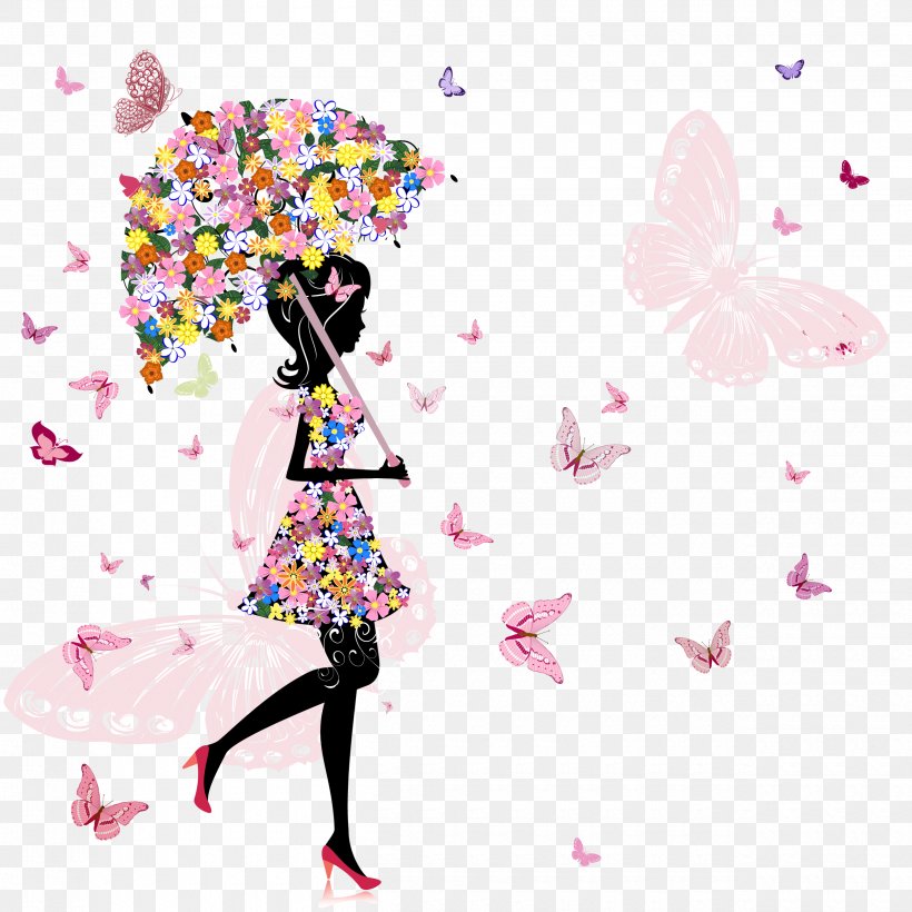Drawing Umbrella Mother, PNG, 2500x2500px, Watercolor, Cartoon, Flower, Frame, Heart Download Free