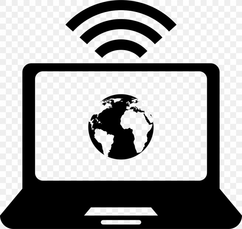 Laptop Wi-Fi Wireless, PNG, 980x928px, Laptop, Area, Ball, Black, Black And White Download Free