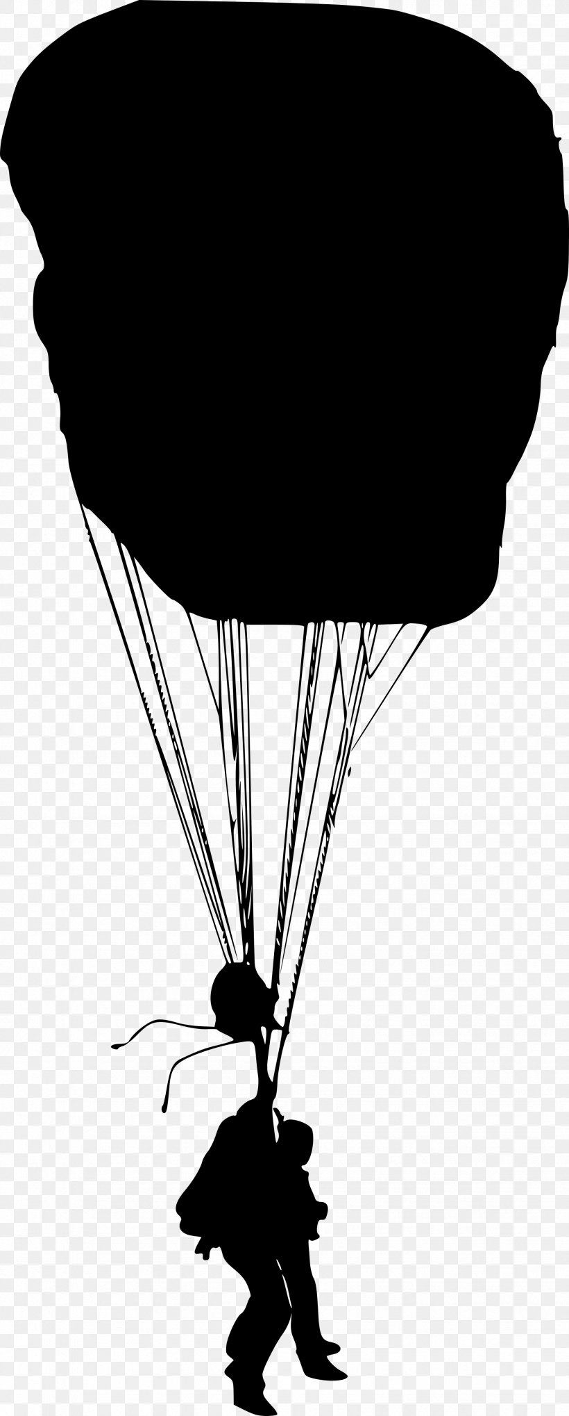 Leather / Red/Blue Silhouette Paratrooper Photography Black & White, PNG, 1746x4341px, Leather Redblue, Black White M, Blackandwhite, Green, Hot Air Balloon Download Free