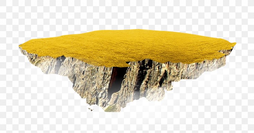 Yellow Island, PNG, 861x450px, 3d Computer Graphics, Yellow Island, Floating Island, Island, Postscript Download Free