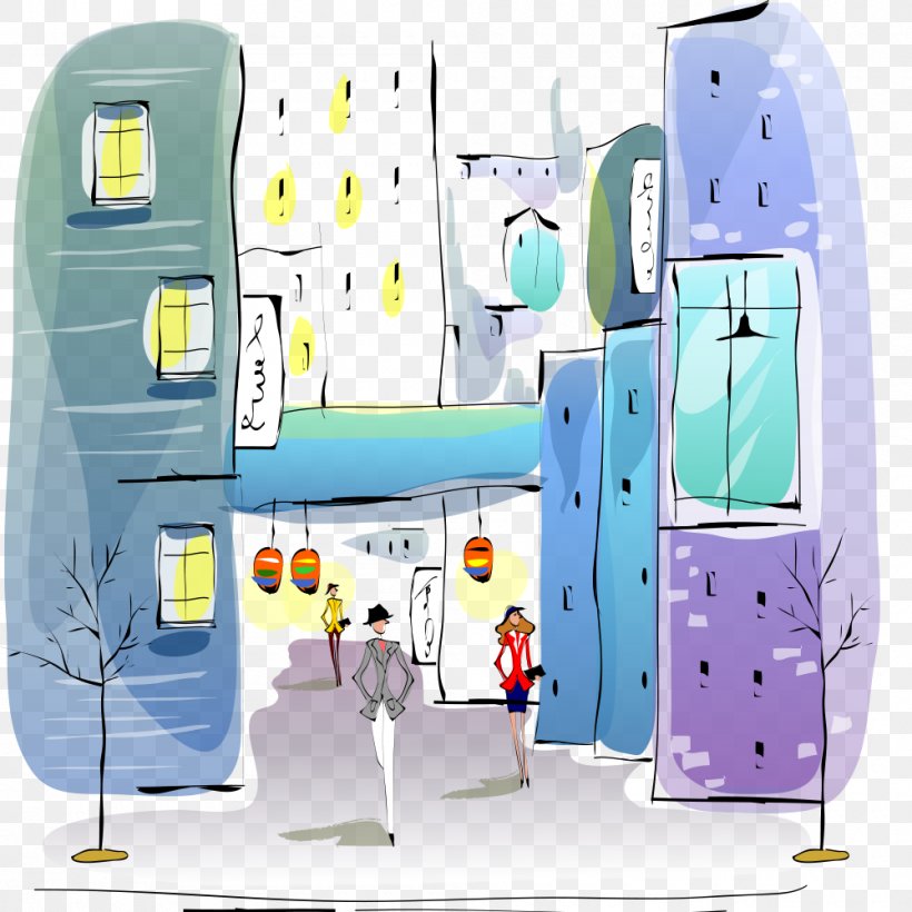Illustration Architecture Design Watercolor Painting Silhouette, PNG, 1000x1000px, Architecture, Art, Building, Cartoon, Furniture Download Free
