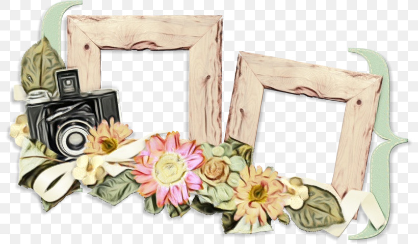 Picture Frame, PNG, 800x480px, Watercolor, Cut Flowers, Floral Design, Flower, Paint Download Free