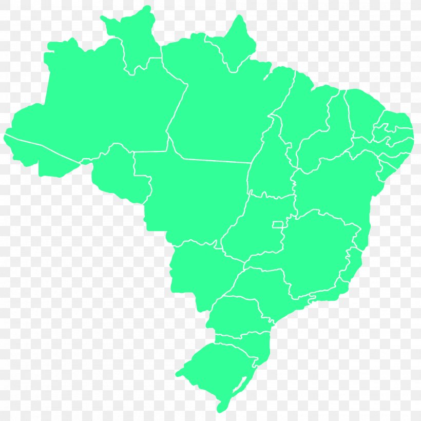 Brazil Map Clip Art, PNG, 2000x2000px, Brazil, Area, Ecoregion, Elevation, Flag Of Brazil Download Free