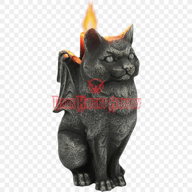 Cat Gargoyle Statue Sculpture Candlestick, PNG, 850x850px, Cat, Altar, Bastet, Black Cat, Candle Download Free