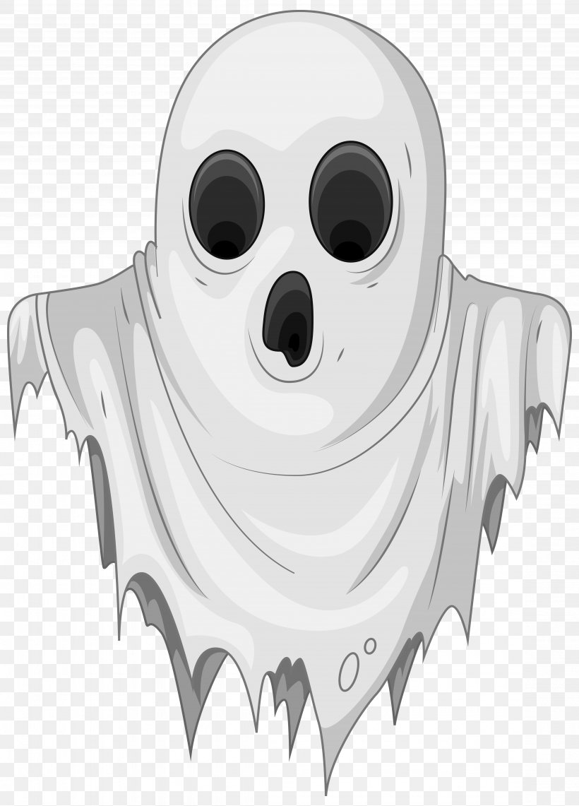 Ghost Clip Art, PNG, 4515x6285px, Ghost, Animation, Black And White, Bone, Cartoon Download Free