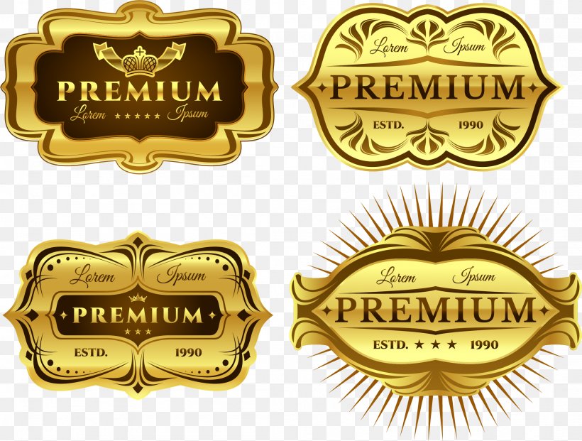 Label Euclidean Vector Gold Diagram, PNG, 2203x1670px, Label, Brand, Diagram, Gold, Graph Download Free