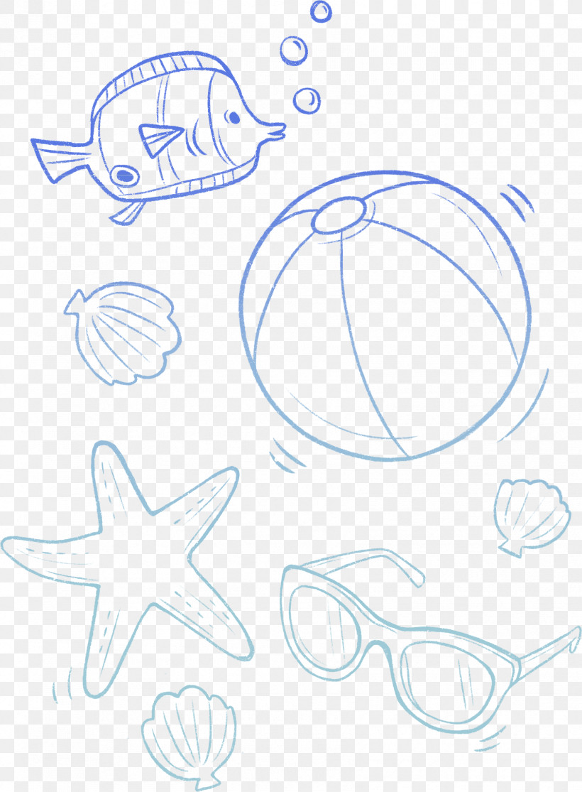 Line Art Starfish Line Personal Protective Equipment Circle, PNG, 1674x2278px, Watercolor, Circle, Line, Line Art, Paint Download Free
