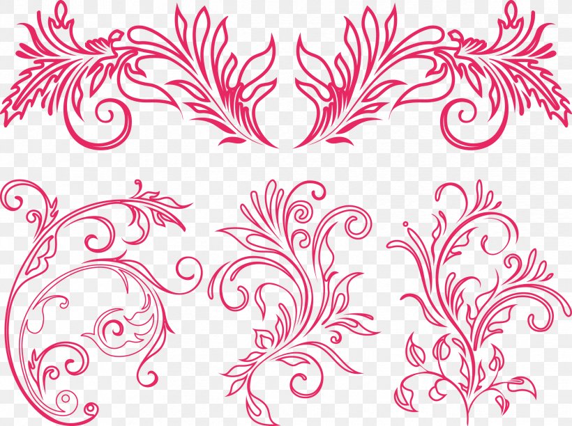 Ornament Flower Floral Design, PNG, 2434x1819px, Ornament, Art, Black And White, Branch, Decorative Arts Download Free