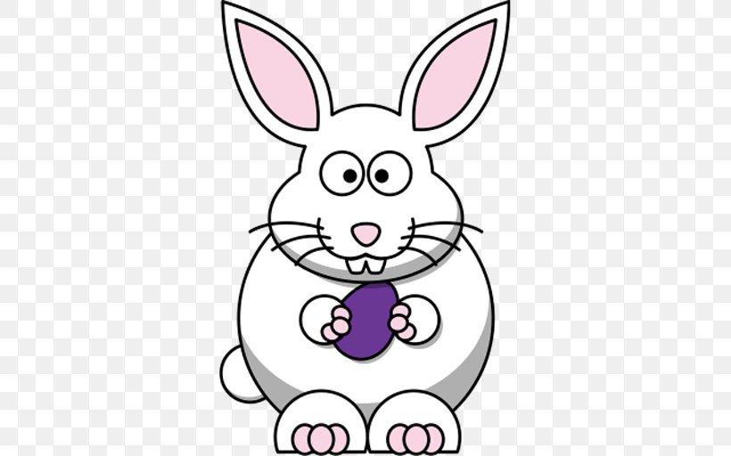 Easter Bunny Hare Domestic Rabbit, PNG, 512x512px, Easter Bunny, Animal Figure, Area, Artwork, Cartoon Download Free