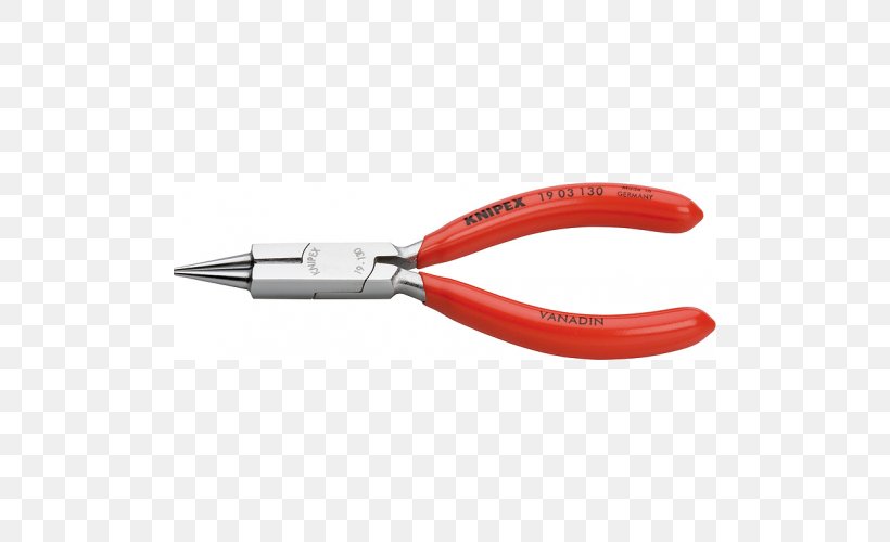 Round-nose Pliers Knipex Wire Stripper Knife, PNG, 500x500px, Pliers, Adjustable Spanner, Circlip, Cutting, Diagonal Pliers Download Free
