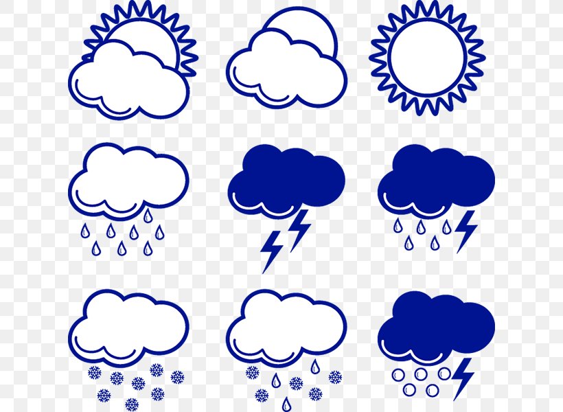 Weather Forecasting Rain Icon, PNG, 622x600px, Weather, Area, Black And White, Blue, Cloud Download Free
