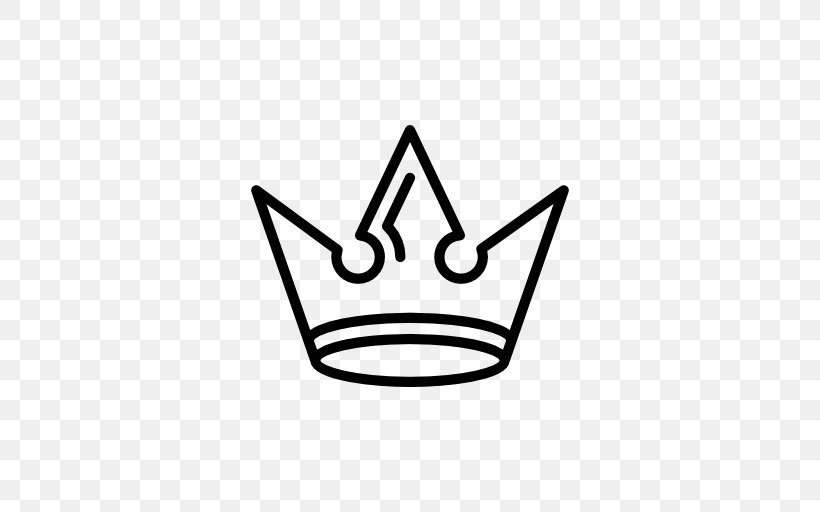 Crown Clip Art, PNG, 512x512px, Crown, Area, Black, Black And White, Coroa Real Download Free