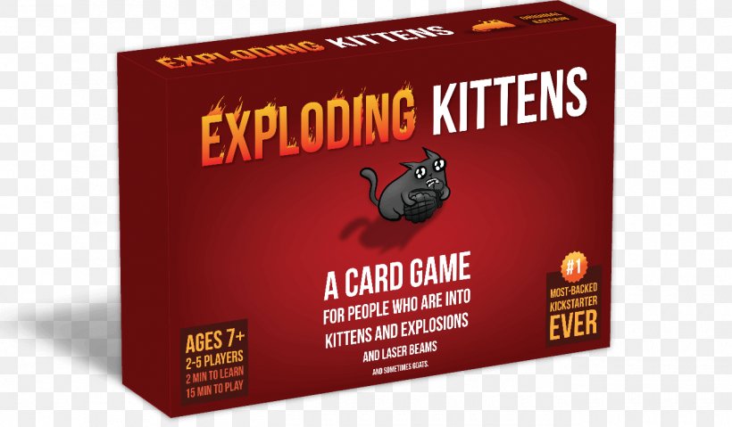 Exploding Kittens Uno Card Game Playing Card Board Game, PNG, 1300x760px, Exploding Kittens, Advertising, Board Game, Brand, Card Game Download Free